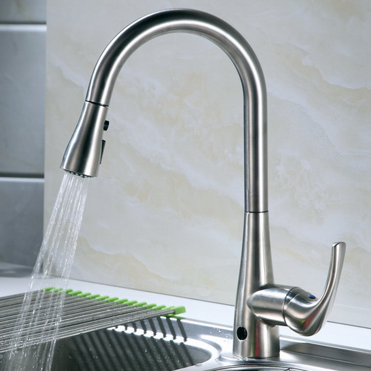 RunFine Group Pull Down Touchless Single Handle Kitchen Faucet